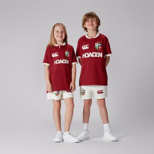 JUNIOR UNISEX BRITISH & IRISH LIONS REPLICA JERSEY RED - AGE 12