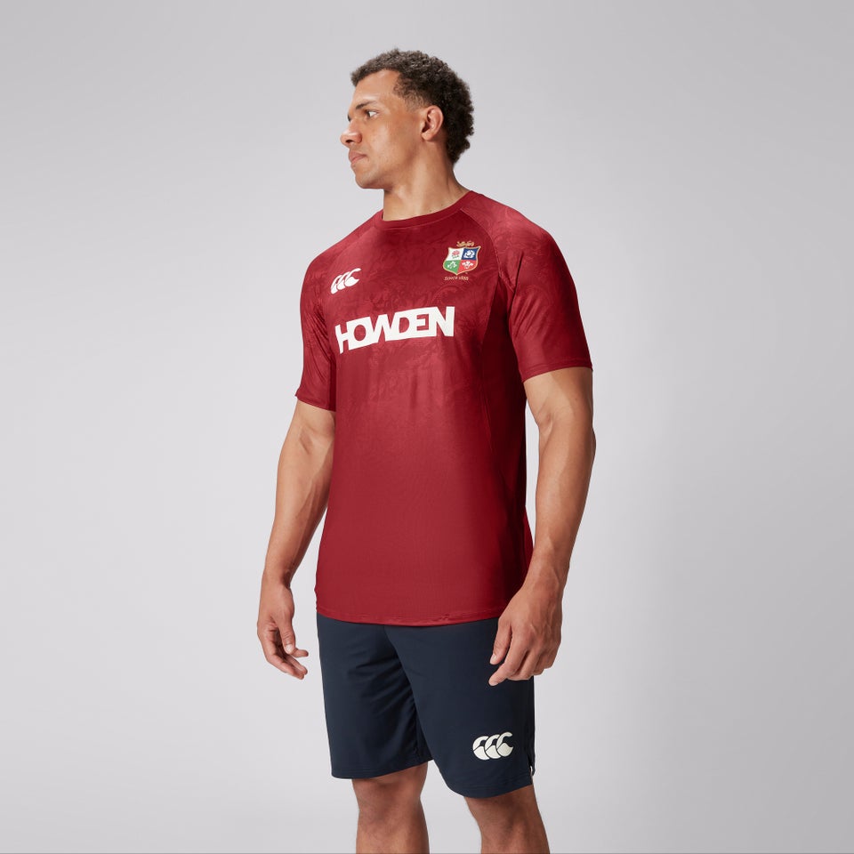 Mens British & Irish Lions Superlight Tee Red