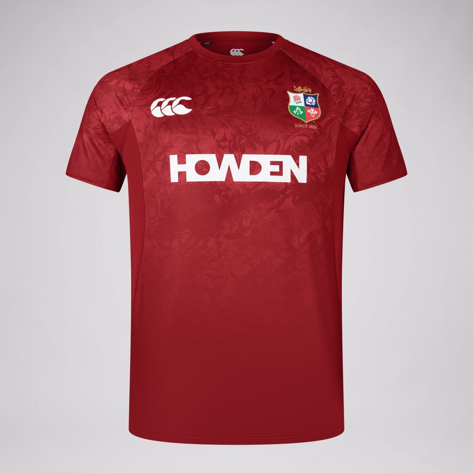 Mens British & Irish Lions Superlight Tee Red