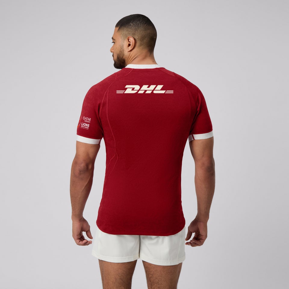 Mens British & Irish Lions Players Jersey Red