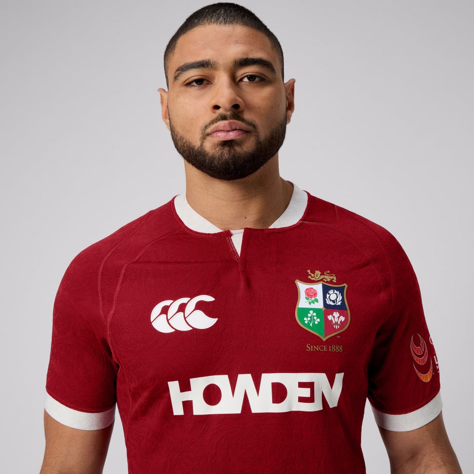 MENS BRITISH & IRISH LIONS CCC PLAYERS JERSEY RED