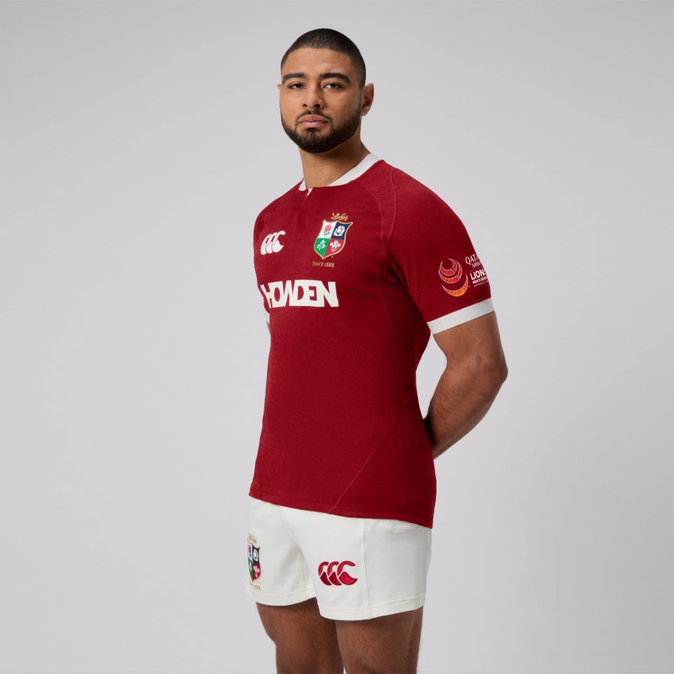 Mens British & Irish Lions Players Jersey Red