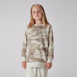 Junior Unisex British & Irish Camo Sweatshirt Brown