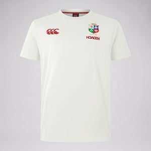 MENS BRITISH & IRISH LIONS CCC COTTON JERSEY T-SHIRT WHITE