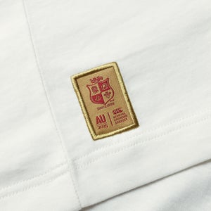 MENS BRITISH & IRISH LIONS CCC COTTON JERSEY T-SHIRT WHITE