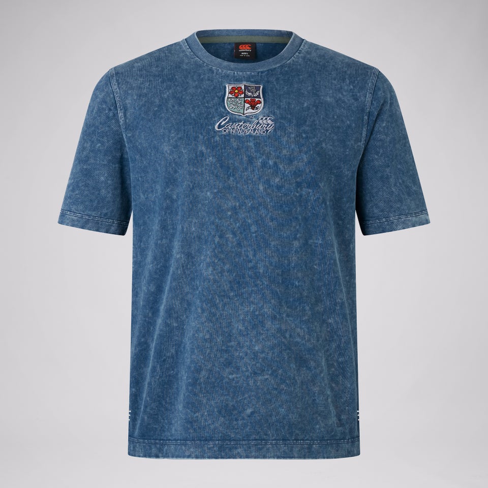 BRITISH & IRISH LIONS CCC HERITAGE T-SHIRT BLUE