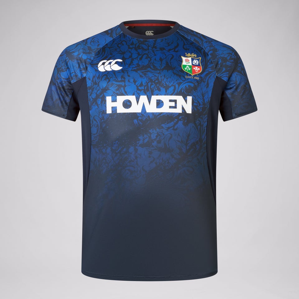 Mens British & Irish Lions Superlight Tee Navy