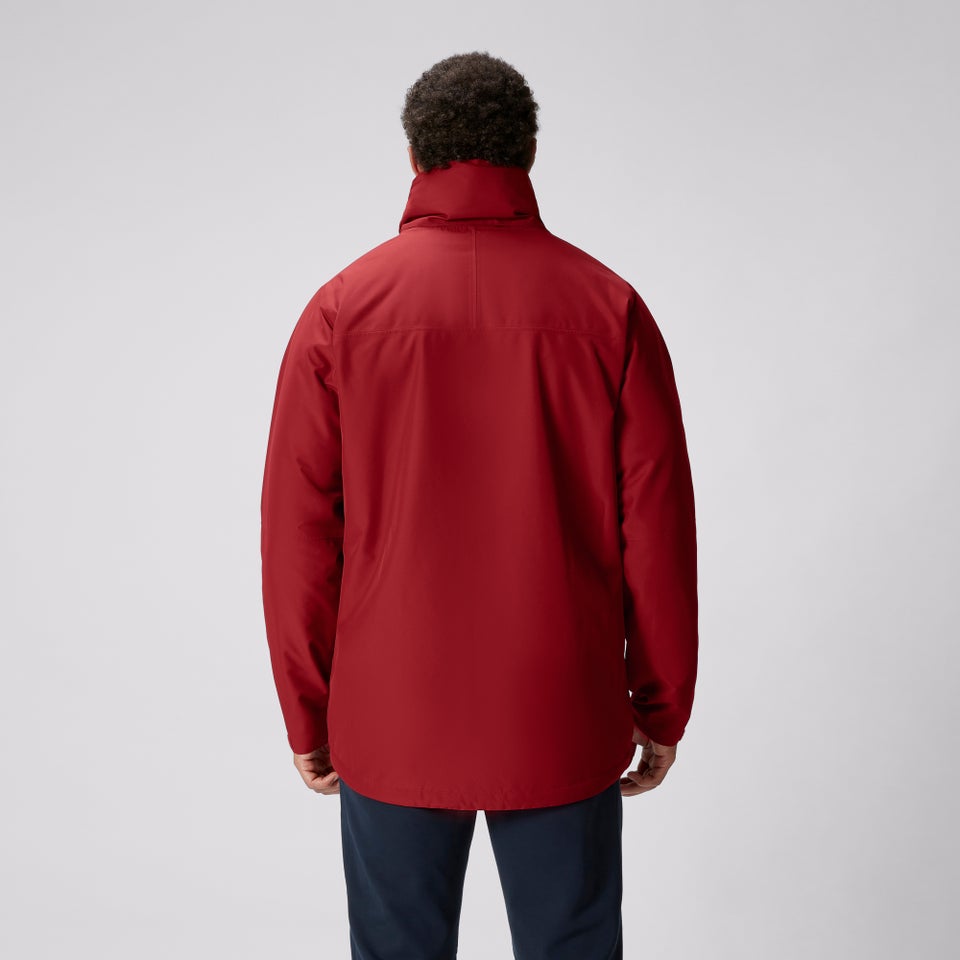 Mens British & Irish Lions Waterproof Jacket Red