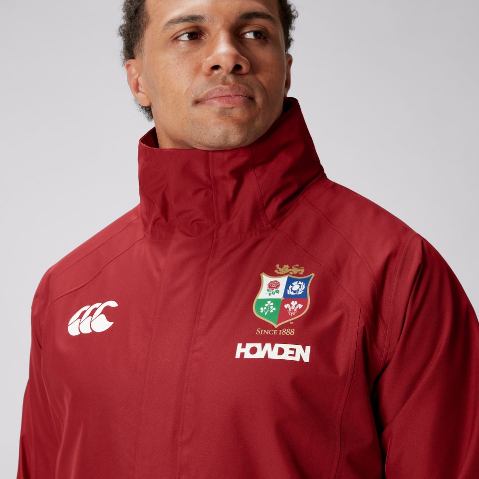 MENS BRITISH & IRISH LIONS CCC WATERPROOF JACKET RED