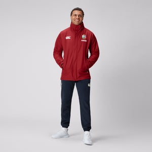 Mens British & Irish Lions Waterproof Jacket Red