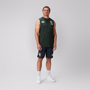 MENS BRITISH & IRISH LIONS COTTON TANK GREEN - XL