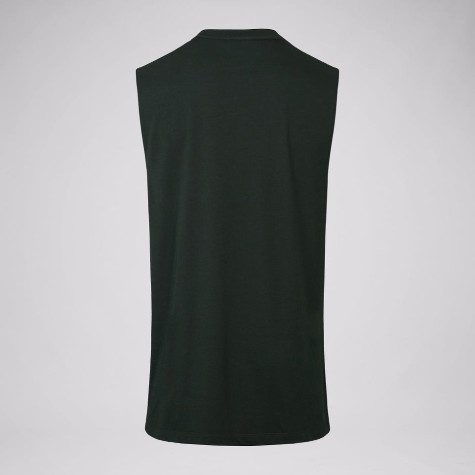 MENS BRITISH & IRISH LIONS CCC COTTON SINGLET GREEN