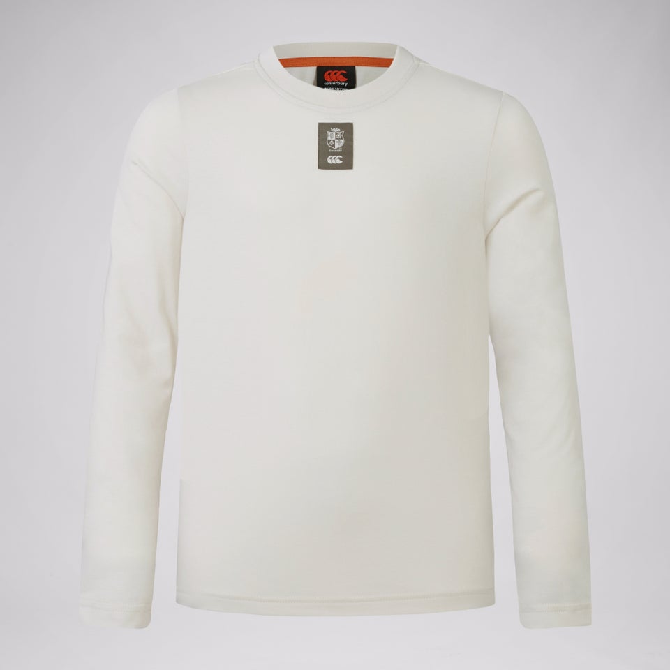 Junior Unisex British & Irish Lions Outback Long Sleeve Tee White