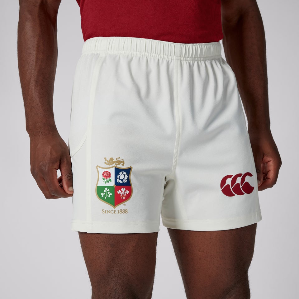 MENS BRITISH & IRISH LIONS CCC REPLICA MATCH SHORT WHITE