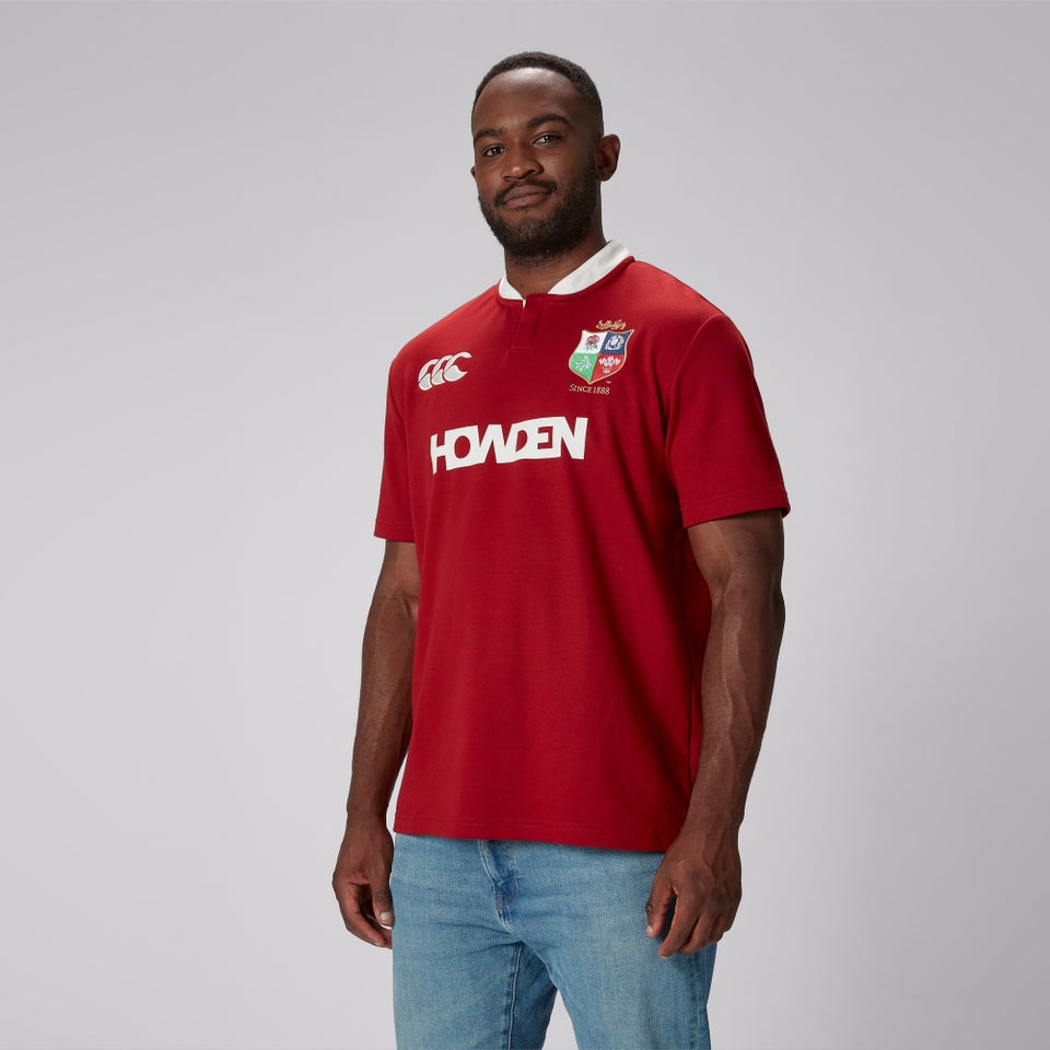 Adult Unisex British & Irish Lions Classic Short Sleeve Jersey Red