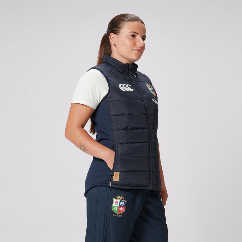 Womens British & Irish Lions Microlight Gilet Navy
