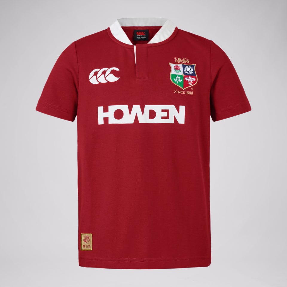 KIDS BRITISH & IRISH LIONS CCC SHORT SLEEVE CLASSIC JERSEY RED