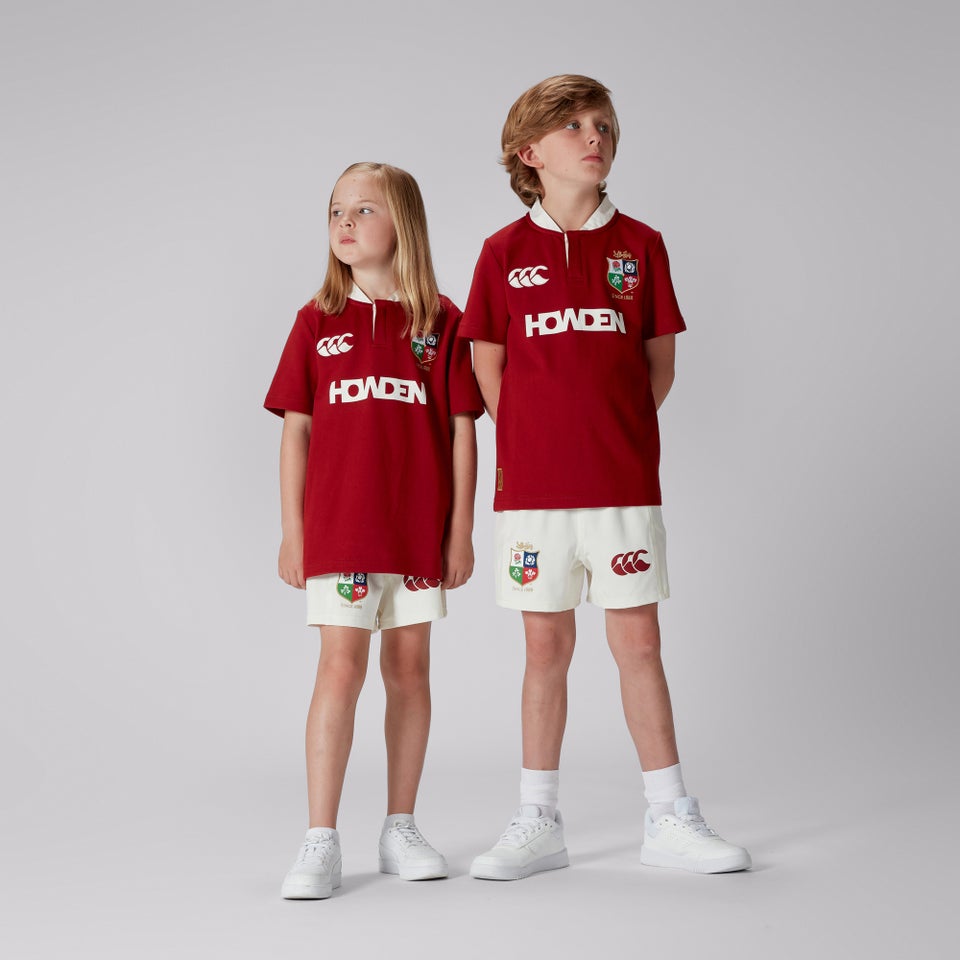 Junior Unisex British & Irish Lions Classic Short Sleeve Jersey Red
