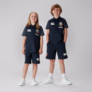 JUNIOR UNISEX BRITISH & IRISH LIONS POLO SHIRT NAVY - AGE 12