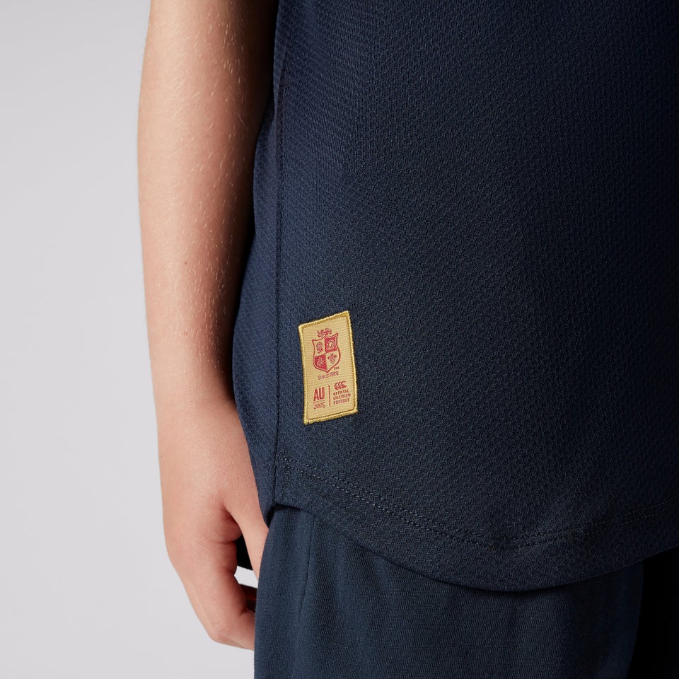 Junior Unisex British & Irish Lions Polo Shirt Navy