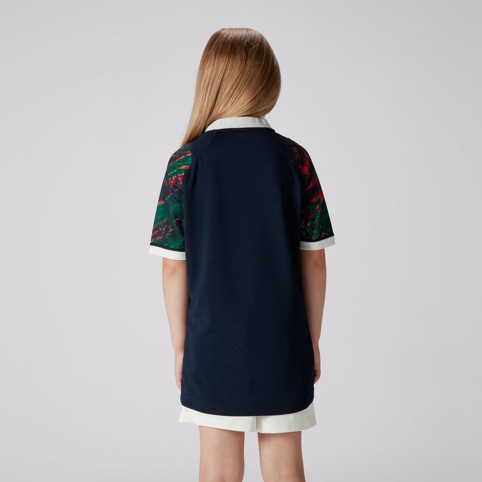 Junior Unisex British & Irish Lions Warm Up Jersey Navy/Geen/Red