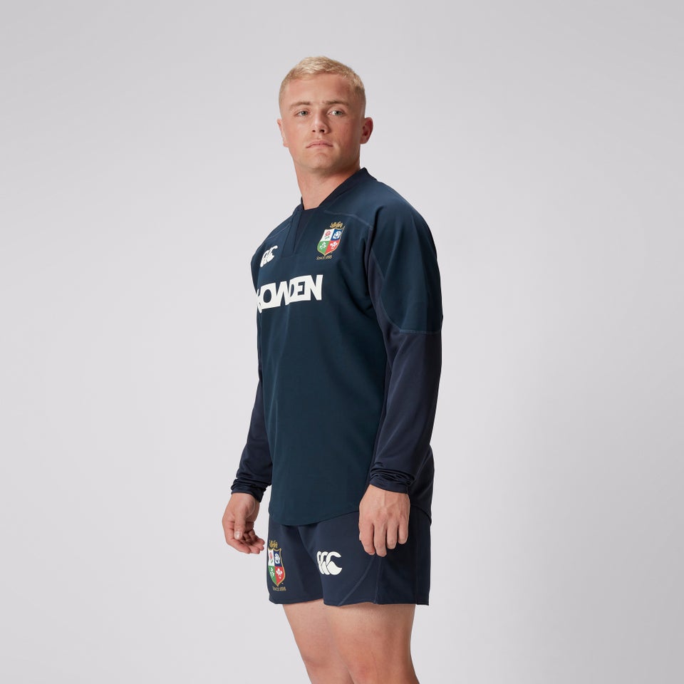 Mens British & Irish Lions Drill Top Navy