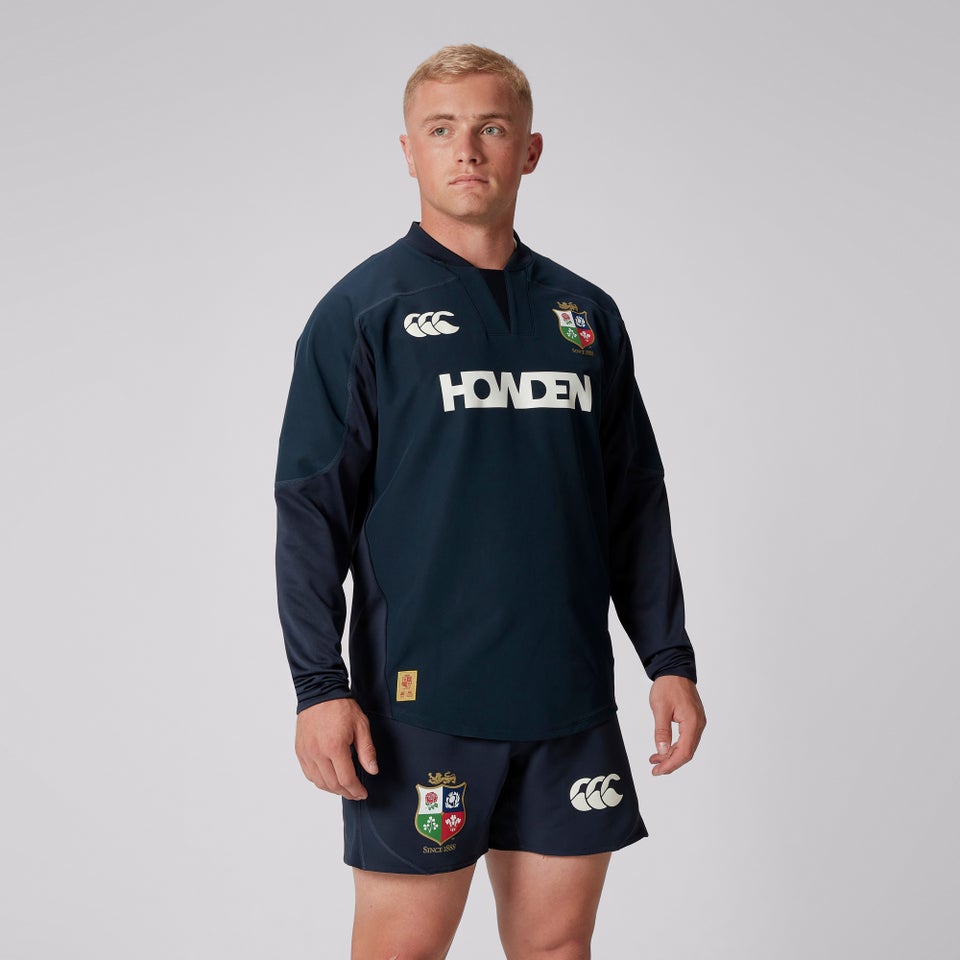 Mens British & Irish Lions Drill Top Navy