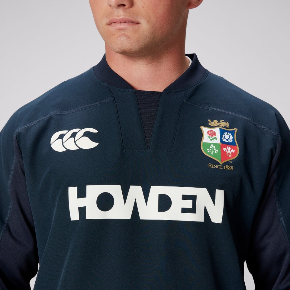 Mens British & Irish Lions Drill Top Navy