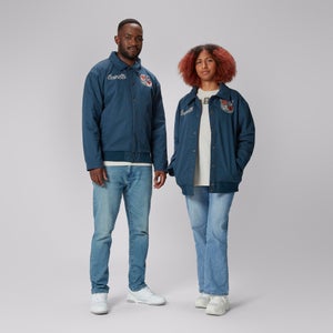 BRITISH & IRISH LIONS CCC HERITAGE QUILTED JACKET BLUE