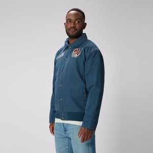 BRITISH & IRISH LIONS CCC HERITAGE QUILTED JACKET BLUE