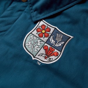 BRITISH & IRISH LIONS CCC HERITAGE QUILTED JACKET BLUE