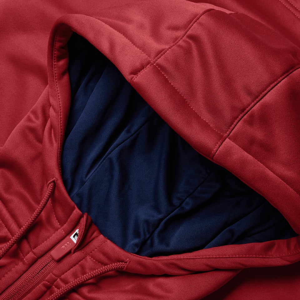 Womens British & Irish Lions 1/4 Zip Hoody Red