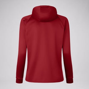 Womens British & Irish Lions 1/4 Zip Hoody Red