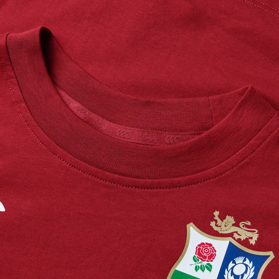 KIDS BRITISH & IRISH LIONS CCC COTTON JERSEY T-SHIRT RED