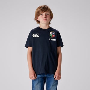 Junior Unisex British & Irish Lions Cotton Jersey Tee Navy