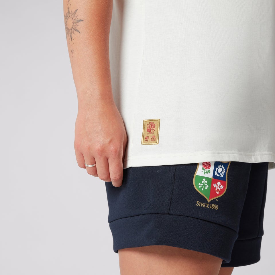 Womens British & Irish Lions Cotton Jersey Tee Cream