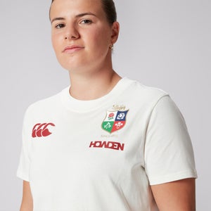 Womens British & Irish Lions Cotton Jersey Tee Cream
