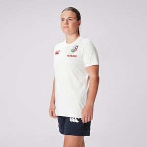 Womens British & Irish Lions Cotton Jersey Tee Cream