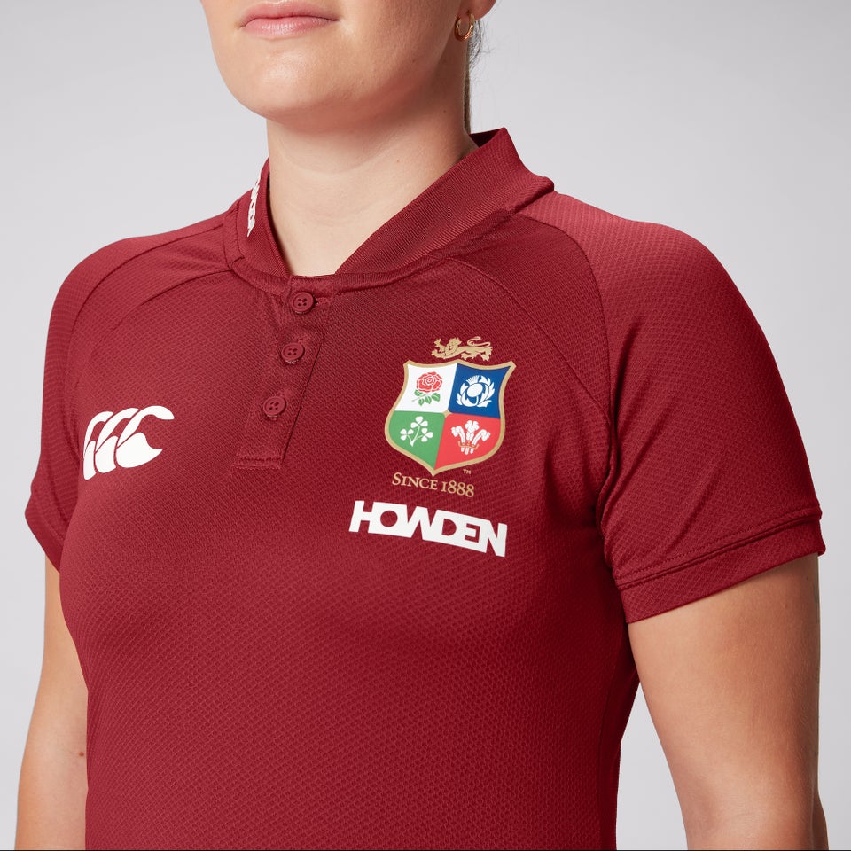 WOMENS BRITISH & IRISH LIONS CCC POLO RED