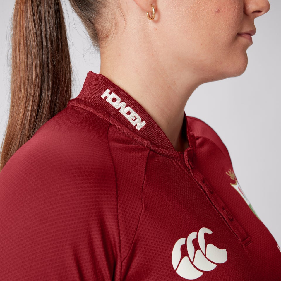 WOMENS BRITISH & IRISH LIONS CCC POLO RED