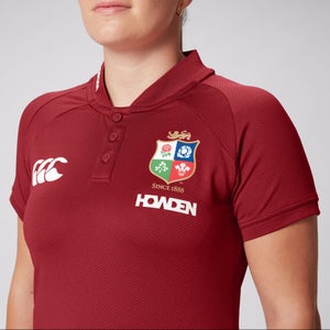 Womens British & Irish Lions Polo Shirt Red