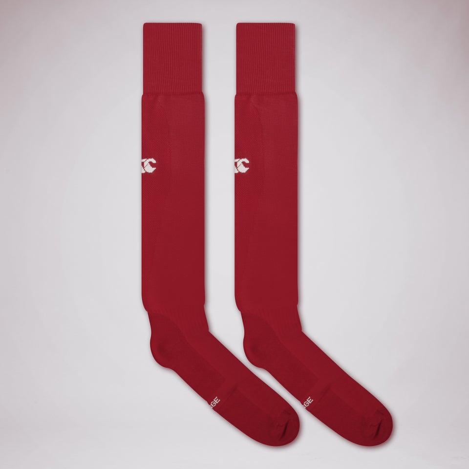 CANTERBURY BIL TNG SOCKS NO GRIP AM RED