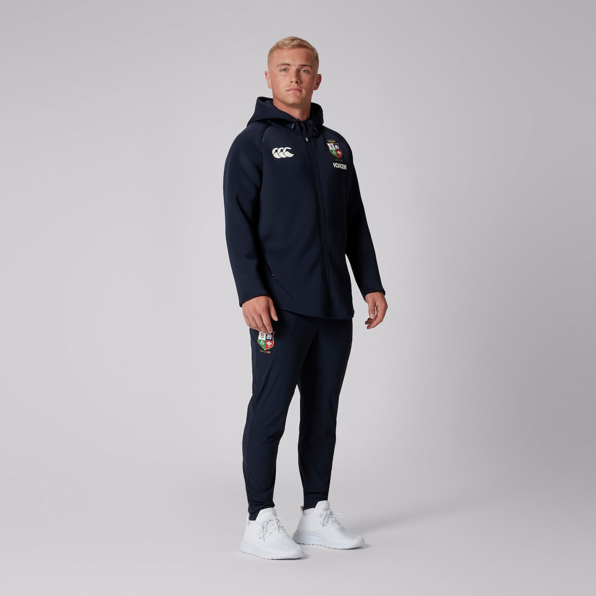 MENS BRITISH & IRISH LIONS CCC EVEREST HOODIE BLUE | Canterbury