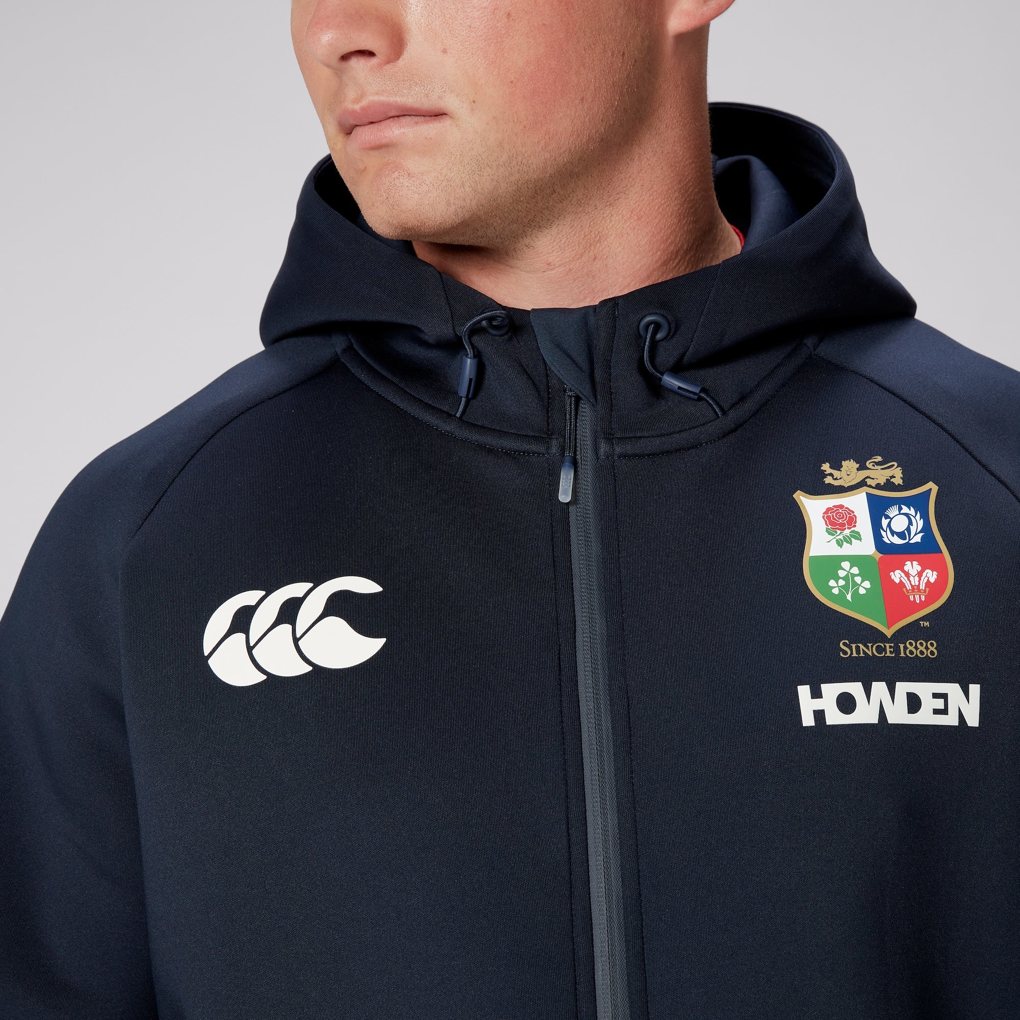 MENS BRITISH & IRISH LIONS CCC EVEREST HOODIE BLUE | Canterbury