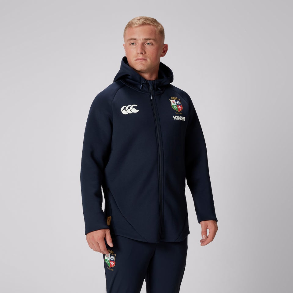 MENS BRITISH & IRISH LIONS CCC EVEREST HOODIE BLUE