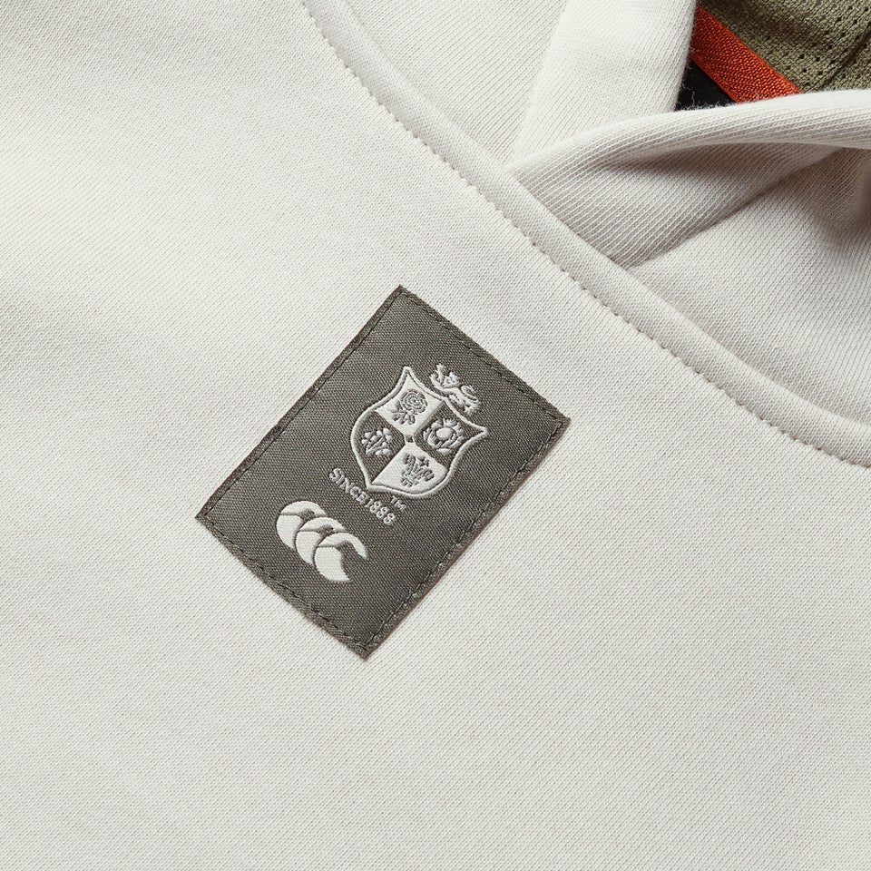 Junior Unisex British & Irish Lions Outback Fleece Hoody White