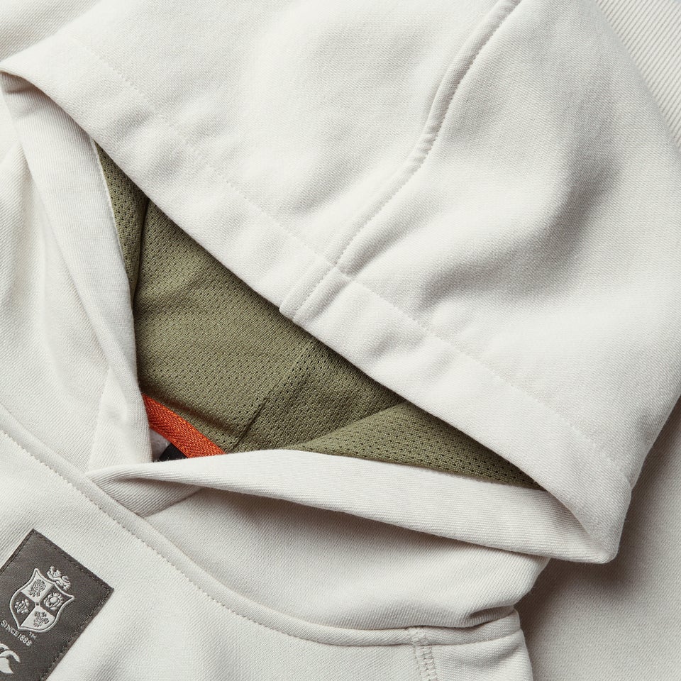 Junior Unisex British & Irish Lions Outback Fleece Hoody White