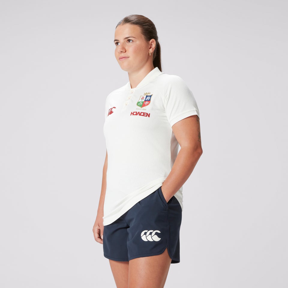 Womens British & Irish Lions Polo Shirt Cream