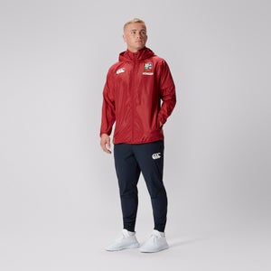 MENS BRITISH & IRISH LIONS CCC LIGHTWEIGHT RAIN JACKET RED