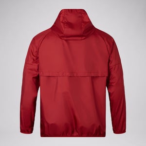 MENS BRITISH & IRISH LIONS CCC LIGHTWEIGHT RAIN JACKET RED